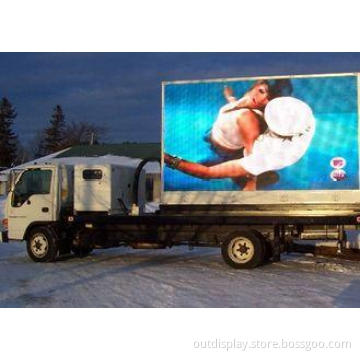 P16 Truck Mobile Led Display Screen , Outdoor Mobile Truck